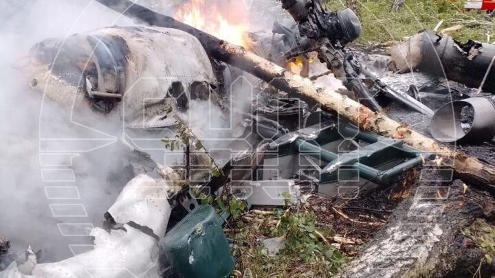 В Челябинской области упал вертолет ФСБ